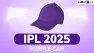 Purple Cap in IPL 2025: Get Updated List of Bowlers With Most Wickets in Indian Premier League Season 18