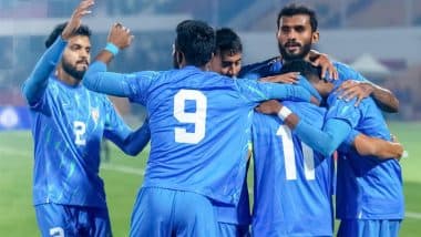 Indian Men's Football Team Secures 3-0 Victory Over Maldives in International Friendly 2025; Rahul Bheke, Liston Colaco, Sunil Chhetri Score to Help Blue Tigers Return to Winning Ways