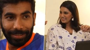 social-viral-'Ghar Ki Yaad Nahi Aayi?' Sanjana Ganesan Trolls Husband Jasprit Bumrah with Viral Meme Over 'Boys' Night' Plans