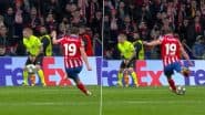 Julian Alvarez Penalty Video: Watch Argentina Forward's Spot-Kick Which Got Ruled Out Due to Double Touch During Atletico Madrid vs Real Madrid UEFA Champions League 2024-25 Match