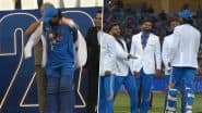 KL Rahul Forgets to Remove His Batting Pads Before Coming to IND vs NZ ICC Champions Trophy 2025 Final Post-Match Presentation, Gets Teased By Teammates (Watch Video)