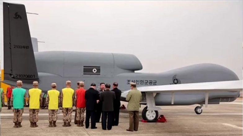North Korean Leader Kim Jong Un Tests Newly Reconnaissance and Attack Drones