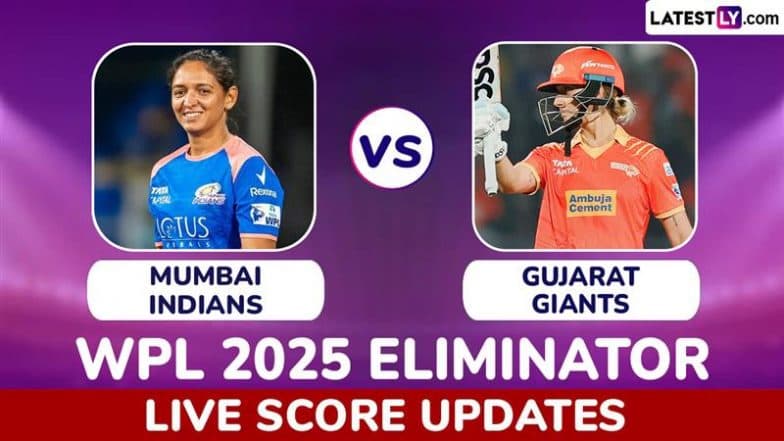 MI-W Win By 47 Runs | Mumbai Indians vs Gujarat Giants Highlights of WPL 2025 Eliminator: Hayley Matthews' All-Round Show Power Harmanpreet Kaur and Co to Final