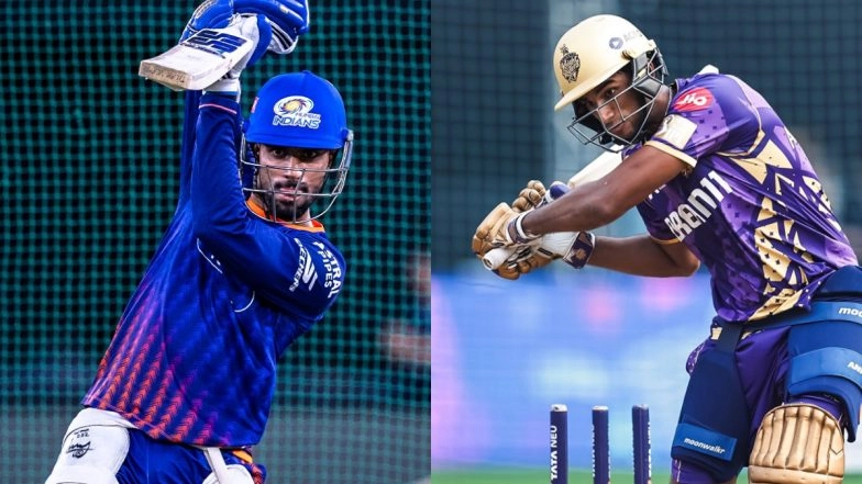 How to Watch MI vs KKR IPL 2025 Free Live Streaming Online on JioHotstar? Get TV Telecast Details of Mumbai Indians vs Kolkata Knight Riders Indian Premier League Match