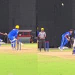 MS Dhoni Brings Out Trademark Helicopter Shot, Smashes Matheesha Pathirana for Six During CSK’s Practice Session Ahead of IPL 2025 (Watch Video)