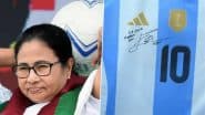 West Bengal CM Mamata Banerjee Reveals Receiving Argentina Jersey Signed By Lionel Messi, Calls It Symbol of 'Unbreakable' Connection Between WB and Football (See Post)