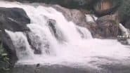 Tamil Nadu: Authorities Impose Ban on Bathing for Tourists As Heavy Rains Trigger Flash Floods at Manimutharu Water Falls (Watch Video)