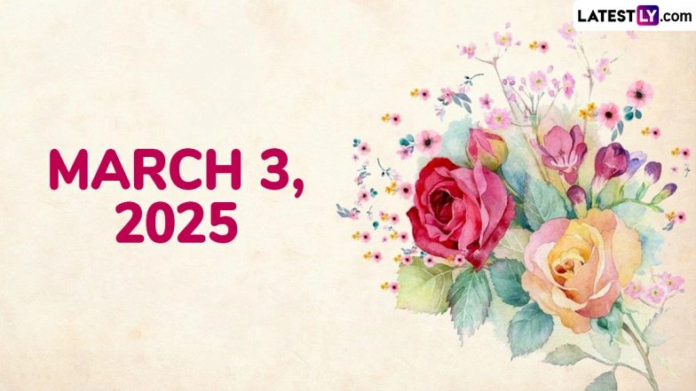 Special Days on March 3, 2025: Know Festivals, Famous Birthdays, Birth and Death Anniversaries