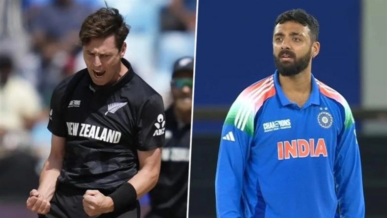 India vs New Zealand ICC Champions Trophy 2025 Becomes First Match in ODI History Where Two Bowlers Register Identical Figures After Securing Five-Wicket Haul