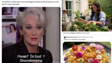 Meghan Markle Trolled With Funny Memes for Her Overuse of Edible Flowers To Garnish Food on Her Latest Netflix Show 'With Love, Meghan'