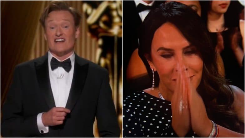 Oscars 2025: Conan O’Brien Takes Potshots at ’Emilia Perez’s Karla Sofía Gascón During Opening Monologue, Jimmy Kimmel Gets Hilarious Mention (Watch Video)