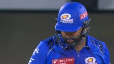 Rohit Sharma Wicket Video: Watch Khaleel Ahmed Remove Former Mumbai Indians Captain for Duck During CSK vs MI IPL 2025 Match