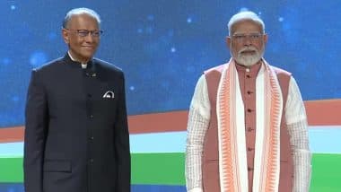 PM Narendra Modi Conferred With Mauritius' Highest 'The Grand Commander of the Order of the Star and Key of the Indian Ocean' Award (Watch Video)