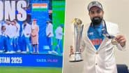 Mohammed Shami Leaves Stage During India's ICC Champions Trophy 2025 Title Celebration With Champagne, Video Goes Viral