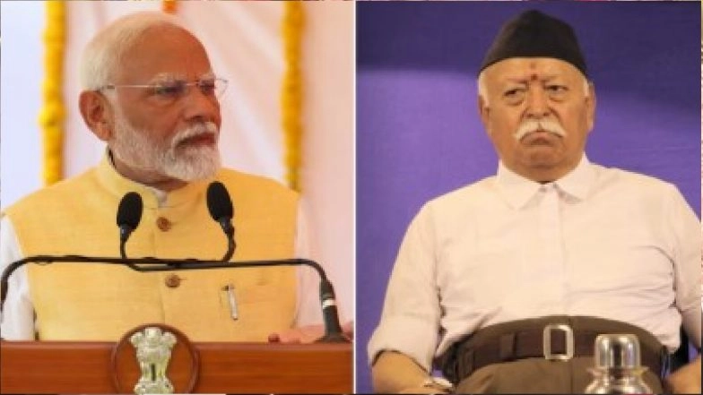 PM Narendra Modi To Meet RSS Chief Mohan Bhagwat in Nagpur Today