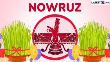 Nowruz 2025 Greetings and Navroz Mubarak Images: Celebrate Parsi New Year With These Heartfelt Wishes, Messages, Quotes and HD Wallpapers