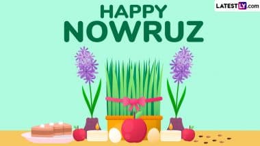 Nowruz 2025 Greetings: Wish Navroz Mubarak With These Messages, HD Images, WhatsApp Quotes and Wallpapers on Parsi New Year To Celebrate the Arrival of Spring