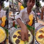 Chilli Oreo Omelette Video: Netizens Express Anger After Kolkata Street Vendor Makes Omelette With Oreo Biscuits, Bizarre Food Fusion Goes Viral