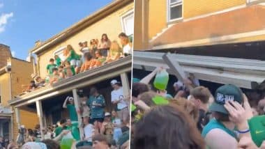 Pennsylvania Roof Collapse: 16 People Injured After Roof Collapses During St Patrick's Day Frat Party Near University of Pittsburgh, Disturbing Video Surfaces