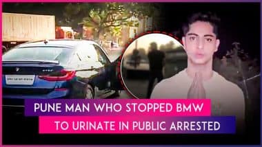 Pune: Youth Stops BMW Car at Traffic Junction To Urinate in Public, Arrested After Video Triggers Social Media Outcry