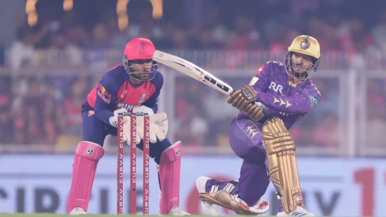 Kolkata Knight Riders Beat Rajasthan Royals by Eight Wickets in IPL 2025; Quinton De Kock, Varun Chakaravarthy Shine as Defending Champions Register First Victory | 🏏 Reportr Door