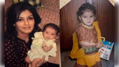 Rasha Thadani 20th Birthday: Raveena Tandon Wishes Daughter With Cute Post on Her Memorable Milestones (Watch Video)