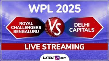 Royal Challengers Bengaluru vs Delhi Capitals WPL 2025 Free Live Streaming Online: Watch TV Telecast of RCB-W vs DC-W Women's Premier League T20 Cricket Match on Star Sports and JioHotstar Online