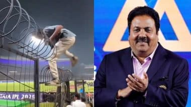 'How Can You Glorify Security Breach?' Netizens React As BCCI VP Rajeev Shukla Shares His Thoughts on Fan Scaling Massive Fence To Meet Virat Kohli During KKR vs RCB IPL 2025 Match