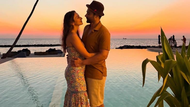 Rakul Preet Singh Drops Poolside Pic With Hubby Jackky Bhagnani From Their Maldivian Holiday!