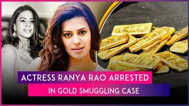 Kannada Actress Ranya Rao Arrested at Bengaluru Airport for Allegedly Smuggling Over 14kg of Gold From Dubai