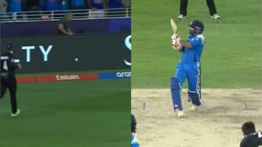 India's Winning Moment: Ravindra Jadeja Hits Will O'Rourke for a Boundary As India Beat New Zealand To Win ICC Champions Trophy 2025 Title (Watch Video)