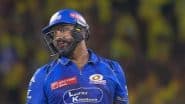 Rohit Sharma Equals Dinesh Karthik and Glenn Maxwell’s Unwanted Record of Most Ducks in Indian Premier League During CSK vs MI IPL 2025 Match