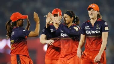 Royal Challengers Bengaluru Beat Mumbai Indians by 11 Runs in WPL 2025: Smriti Mandhana’s Half-Century, Ellyse Perry, Sneh Rana Power Defending Champions To Comprehensive Victory Over MI-W