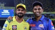 IPL 2025 Live Scorecard of CSK vs MI: Check Full Score of Chennai Super Kings vs Mumbai Indians T20 Cricket Match