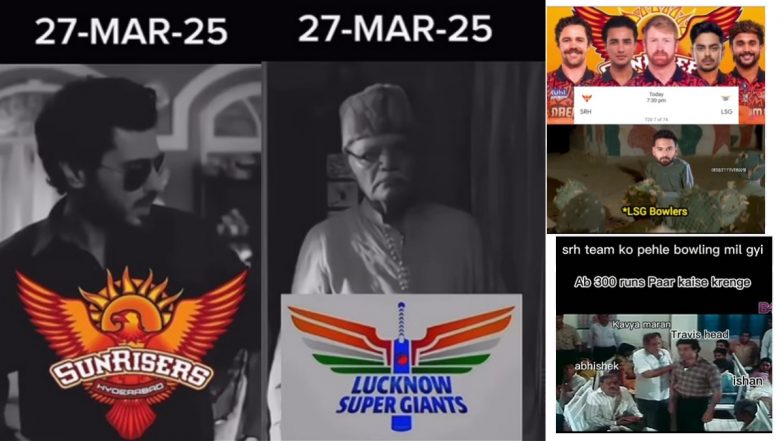SRH vs LSG Funny Memes and Instagram Reels Go Viral Ahead of IPL 2025 Match, Cricket Fans Say, 'Kya Aaj Sunrisers Hyderabad Maarenge 300 Runs'