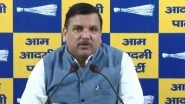 Meat Ban in Uttar Pradesh: AAP MP Sanjay Singh Questions UP Government&rsquo;s Ban on Meat Sales, Calls for Closure of Liquor Shops and Restaurants During Ram Navami 2025