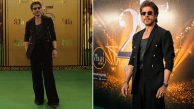 SRK's Diamond Neckpiece Steals the Show at IIFA 2025 (See Pics & Video)