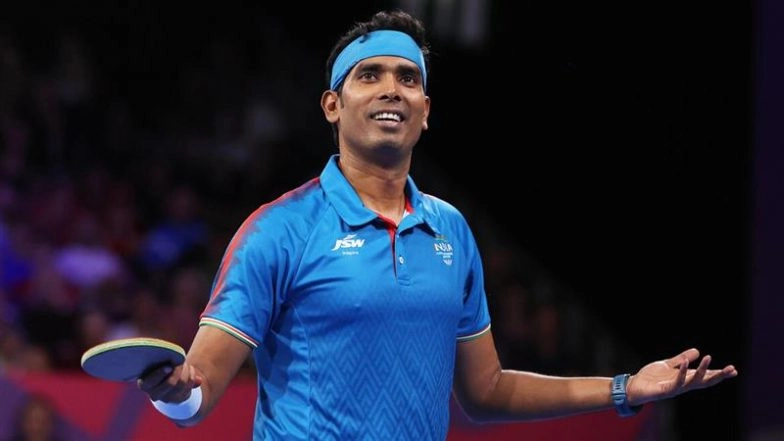 Achanta Sharath Kamal Retires: Here's A Look At the Career Achievements of Indian Table Tennis Star As He Bids Adieu to Professional Table Tennis