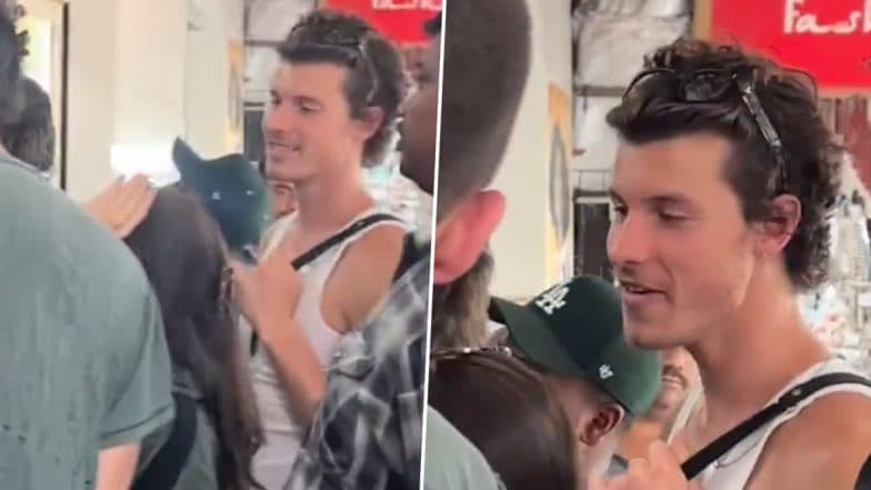 Shawn Mendes Spotted Street Shopping at Mumbai’s Colaba Causeway Ahead of Lollapalooza 2025 (Watch Viral Video)