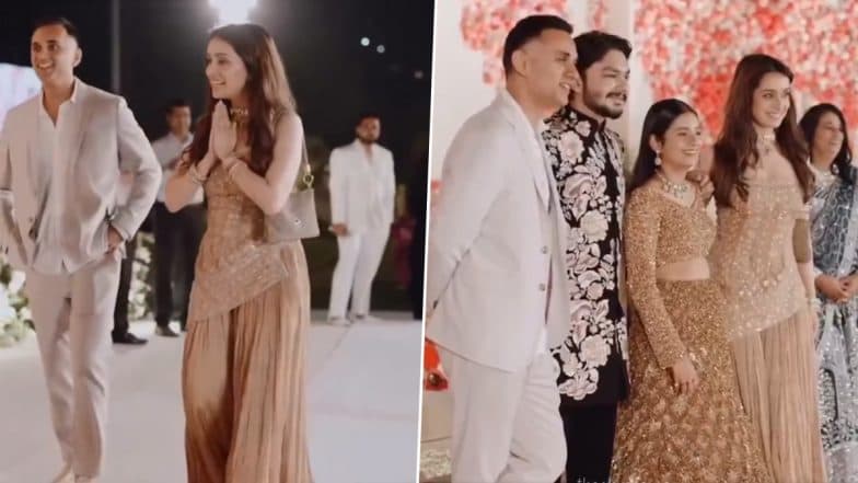 Video of Shraddha Kapoor and Rumoured Boyfriend Rahul Mody Attending Wedding Reception Together Takes the Internet by Storm – WATCH