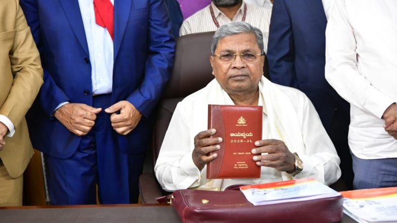Karnataka Budget 2025: CM Siddaramaiah Announces Quota for Muslims in Government Contracts, INR 42,018 Crore for SC/ST Welfare