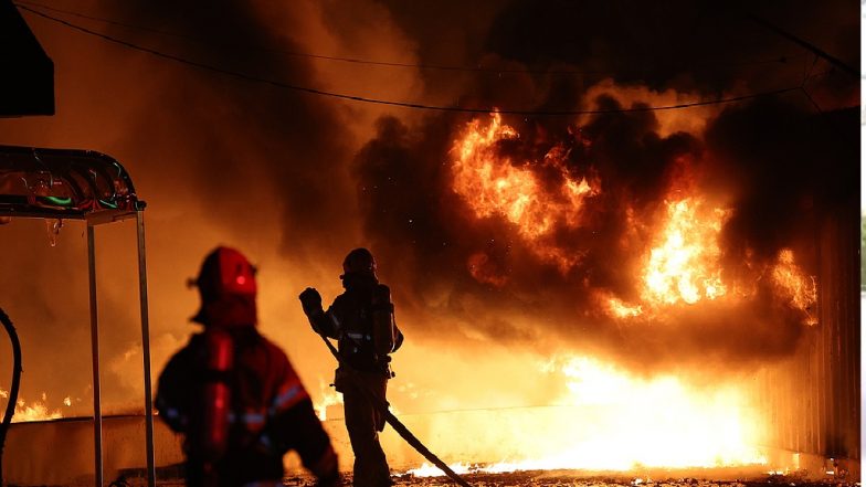 South Korea Wildfire: At Least 16 Dead, 19 Injured As Massive Blaze Ravages Southern Regions Amid Dry Weather and Strong Winds