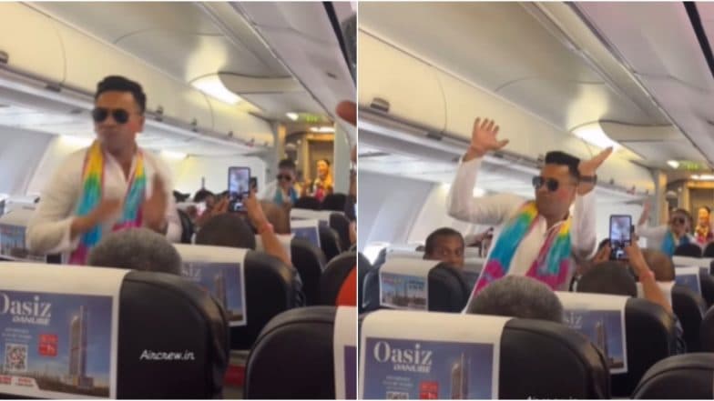 SpiceJet Cabin Crew Celebrates Holi 2025 by Dancing on Bollywood Song 슬롯사이트Balam Pichkari슬롯사이트 Inside the Flight, Internet Is Not Impressed (Watch Video)