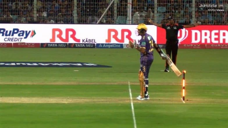 Was Sunil Narine Out or Not Out? Here's Why Star Kolkata Knight Riders Cricketer Was Not Adjudged Hit-Wicket Despite His Bat Hitting the Stumps During KKR vs RCB IPL 2025 Match