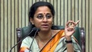 Supriya Sule Slams Air India Over Delayed Flight, Urges Union Aviation Minister Ram Mohan Naidu To Enforce Stricter Regulations; Airlines Cite Operational Issues