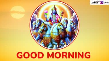 Surya Dev Photos With Good Morning Messages and Greetings: Share Surya Bhagwan HD Wallpapers, Images, Quotes, GIFs and Pictures To Spread Positivity and Light