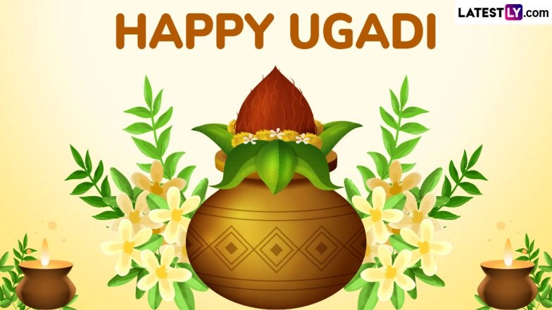 Ugadi 2025 Greetings and Kannada New Year HD Images for Free Download Online: Celebrate Telugu New Year With Yugadi Wallpapers, WhatsApp Wishes & Messages