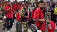 Virat Kohli, Krunal Pandya and Other RCB Cricketers Arrive at Kolkata Ahead of IPL 2025 Opener Against KKR (Watch Video)