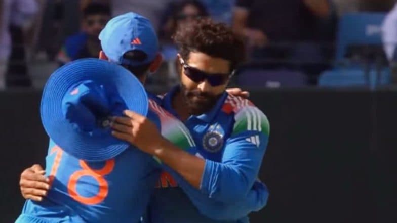 Ravindra Jadeja Retiring? Fans Speculate As Virat Kohli Spotted Hugging Indian Spinner After He Completed His Spell in IND vs NZ ICC Champions Trophy 2025 Final