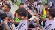 Virat Kohli Signs Autograph for Fans at ICC Academy Ahead of IND vs NZ ICC Champions Trophy 2025 Final (Watch Video)